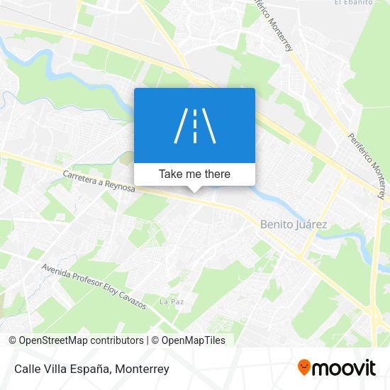 Calle Villa España map