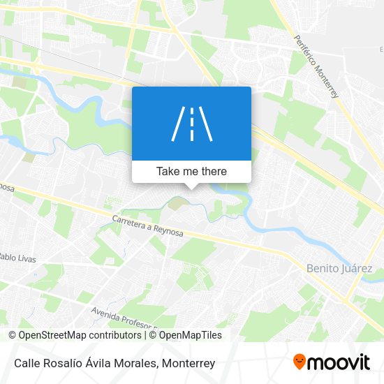 Mapa de Calle Rosalío Ávila Morales