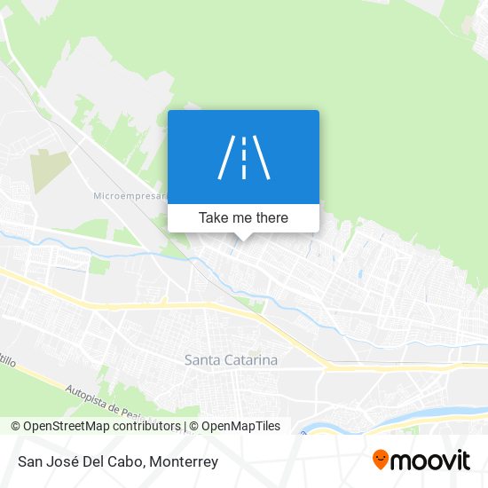 San José Del Cabo map