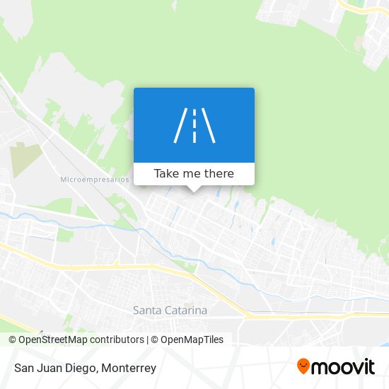 San Juan Diego map