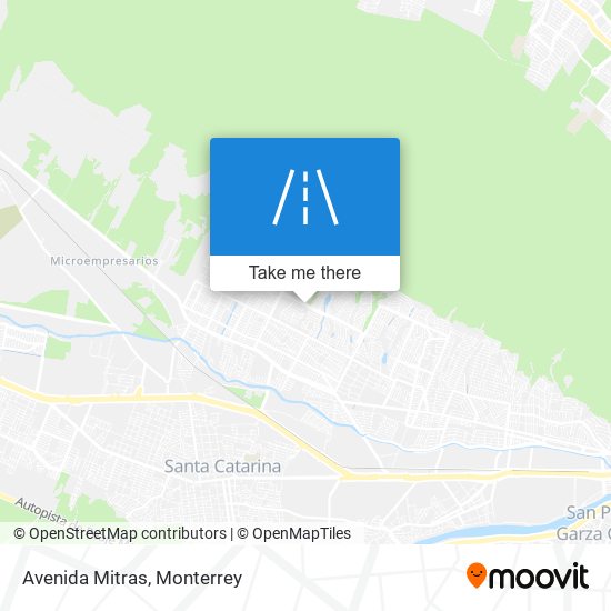 Avenida Mitras map