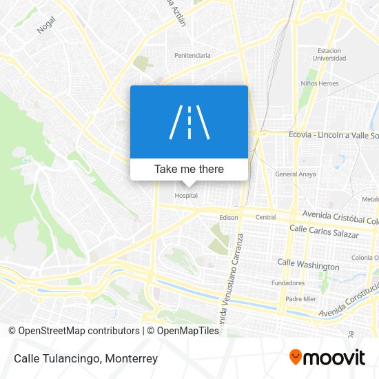 Mapa de Calle Tulancingo