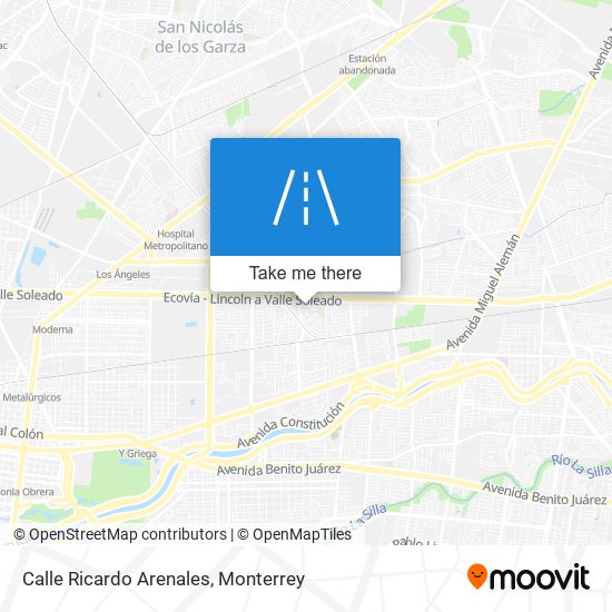 Mapa de Calle Ricardo Arenales