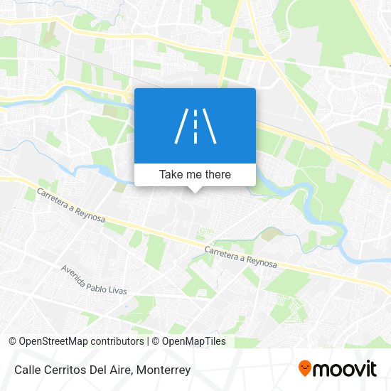 Calle Cerritos Del Aire map