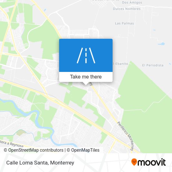 Mapa de Calle Loma Santa