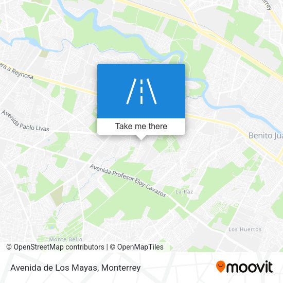 Mapa de Avenida de Los Mayas