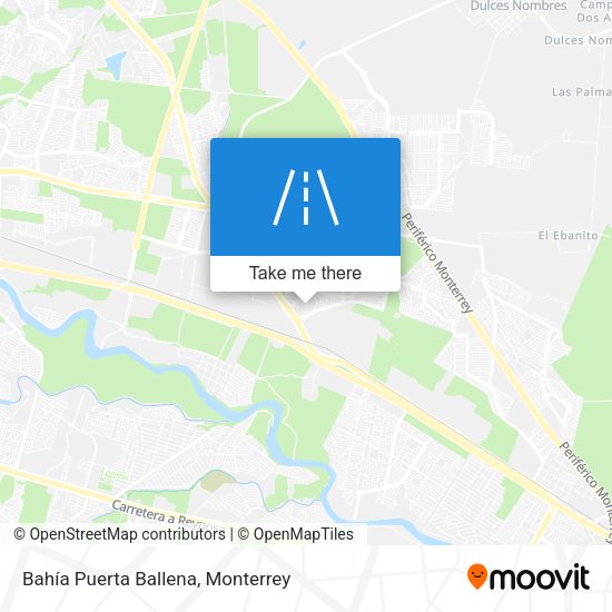 Bahía Puerta Ballena map