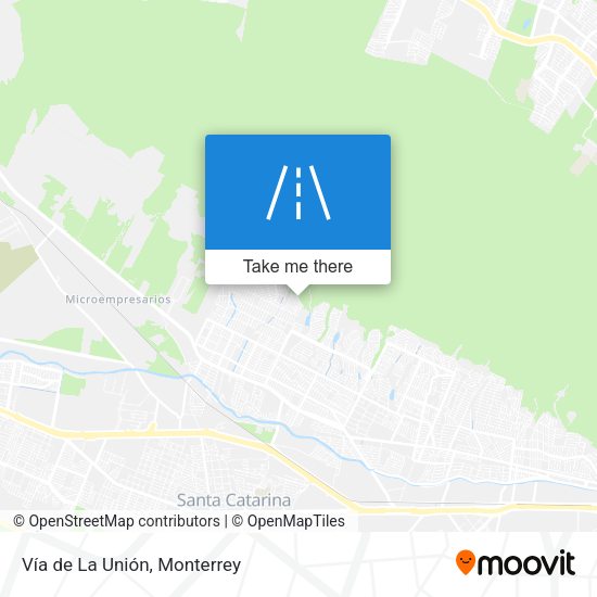 Vía de La Unión map