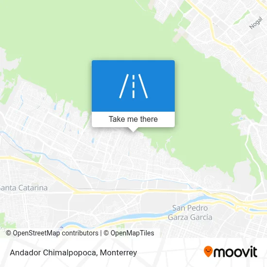 Andador Chimalpopoca map