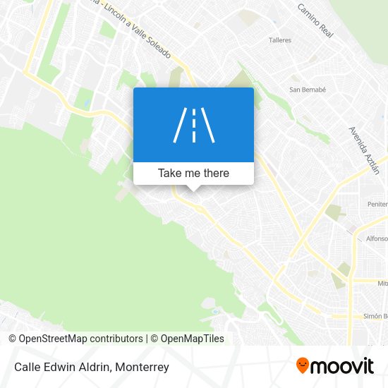 Mapa de Calle Edwin Aldrin