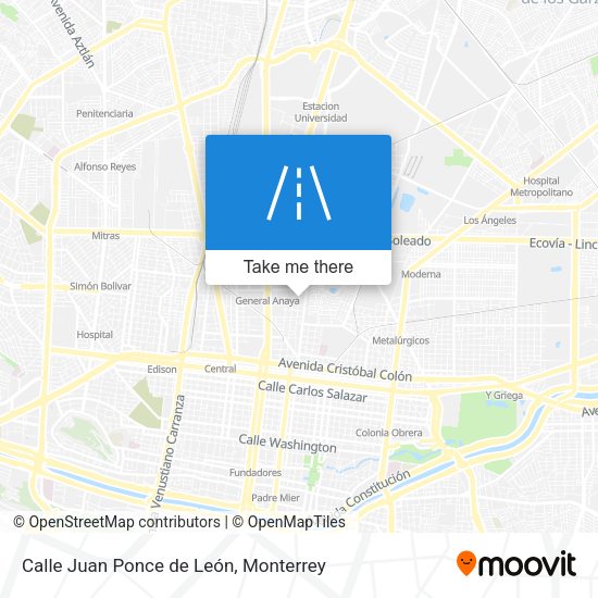 Calle Juan Ponce de León map