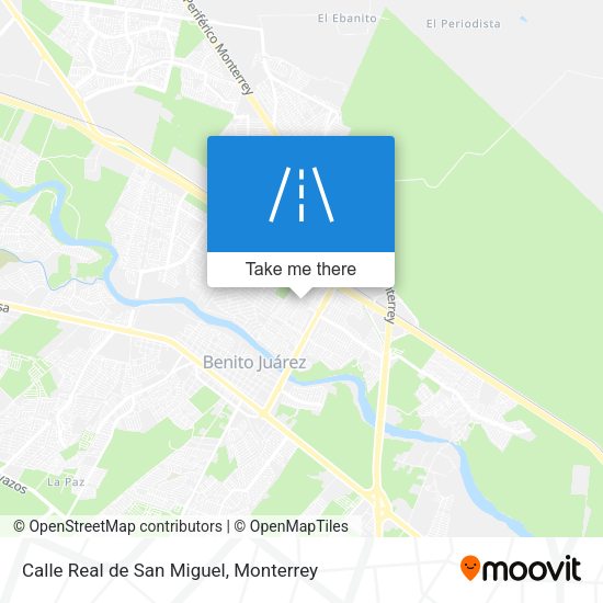 Calle Real de San Miguel map