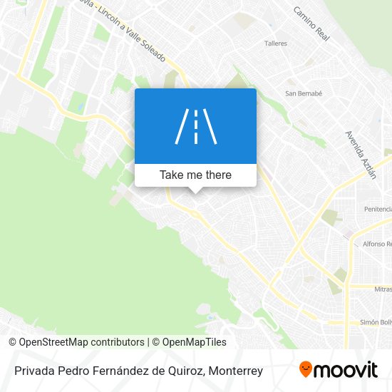 Privada Pedro Fernández de Quiroz map