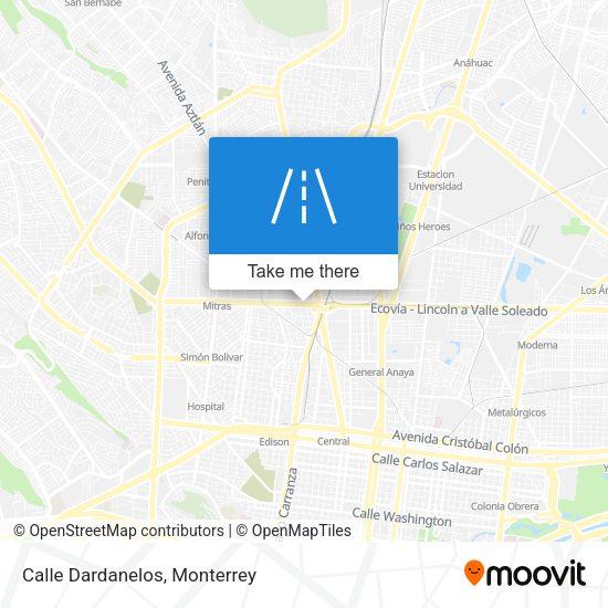 Mapa de Calle Dardanelos