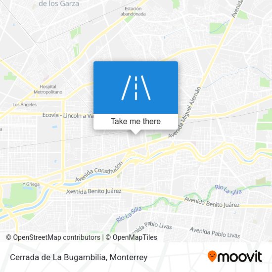 Mapa de Cerrada de La Bugambilia