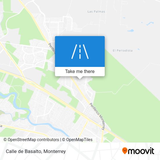 Mapa de Calle de Basalto
