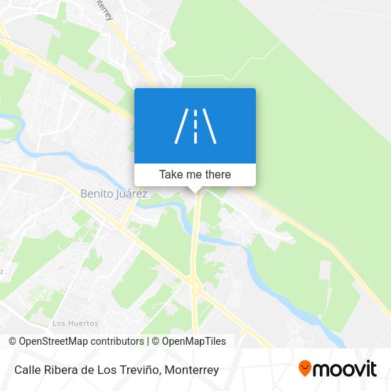 Mapa de Calle Ribera de Los Treviño