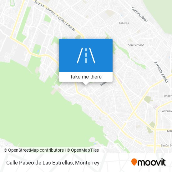 Calle Paseo de Las Estrellas map