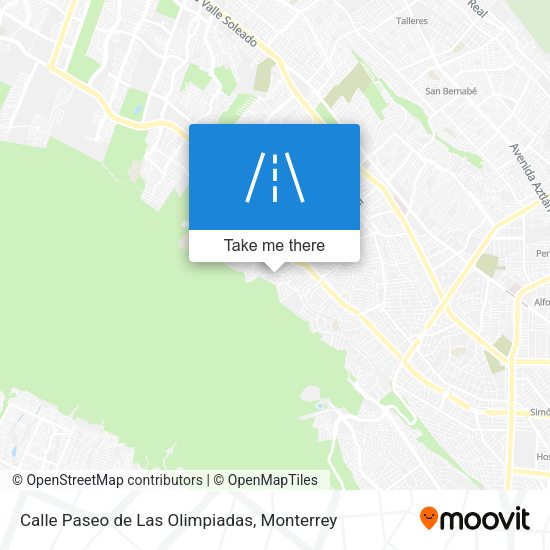 Calle Paseo de Las Olimpiadas map