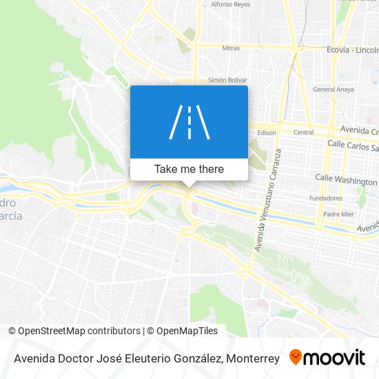 Avenida Doctor José Eleuterio González map