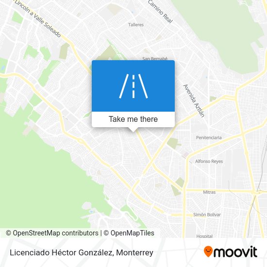 Licenciado Héctor González map