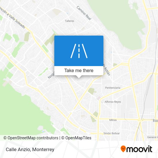Mapa de Calle Anzio
