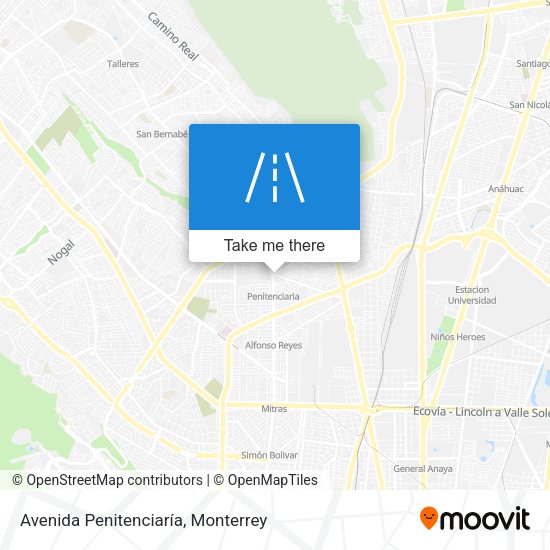 Avenida Penitenciaría map