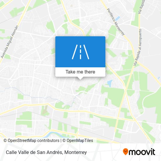 Calle Valle de San Andrés map