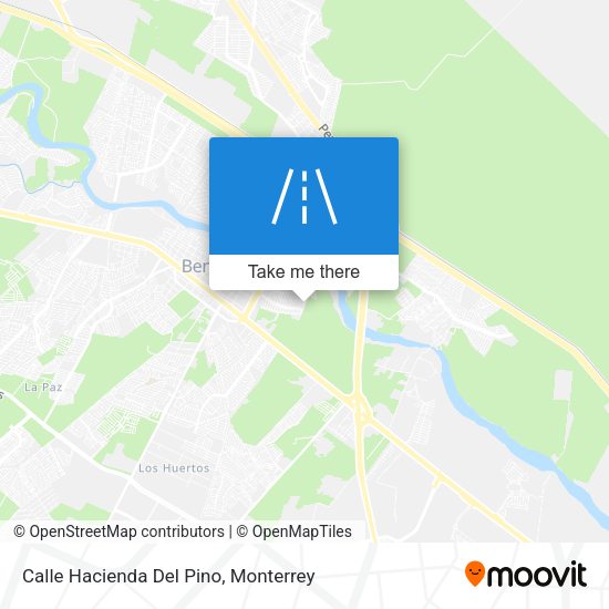 Mapa de Calle Hacienda Del Pino