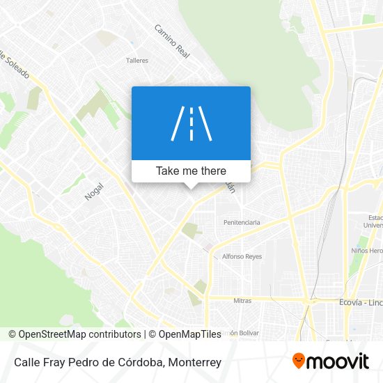 Calle Fray Pedro de Córdoba map
