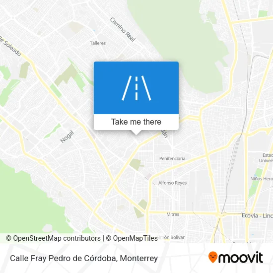 Mapa de Calle Fray Pedro de Córdoba