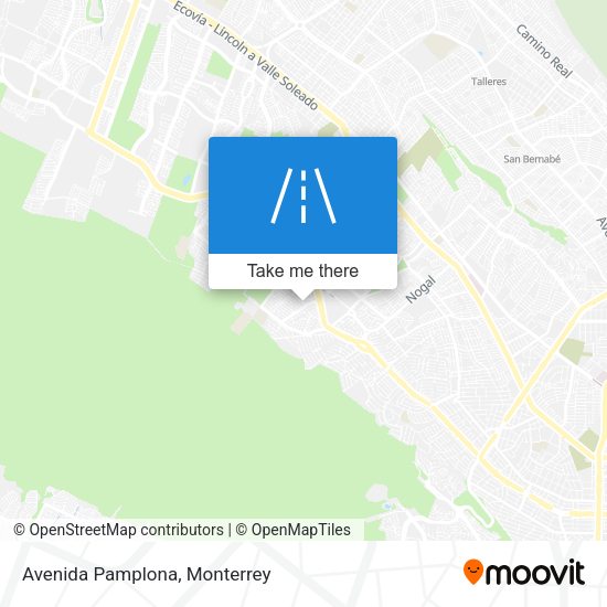 Mapa de Avenida Pamplona