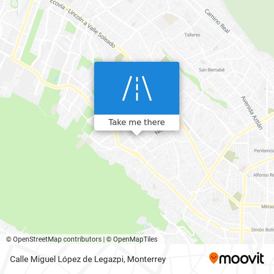 Calle Miguel López de Legazpi map