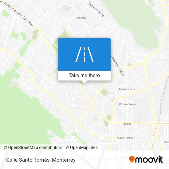 Mapa de Calle Santo Tomás