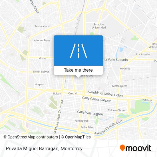 Privada Miguel Barragán map