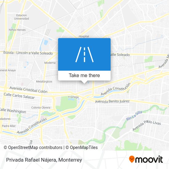 Privada Rafael Nájera map