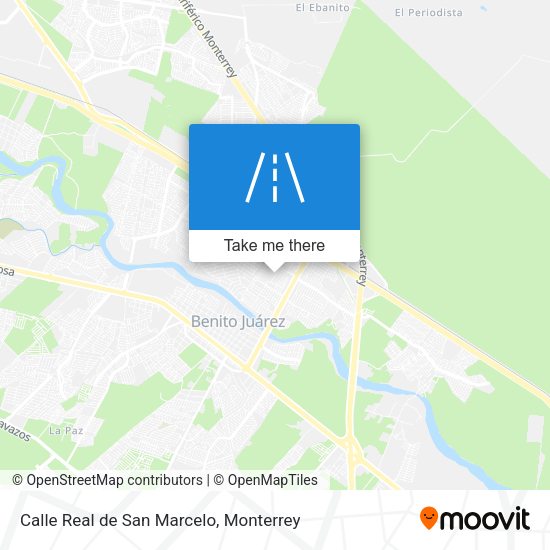 Mapa de Calle Real de San Marcelo
