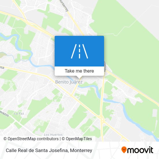 Calle Real de Santa Josefina map