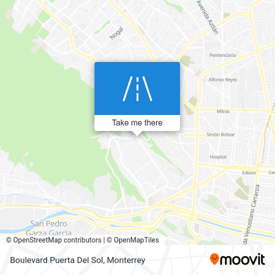Boulevard Puerta Del Sol map