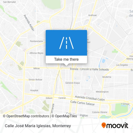 Calle José María Iglesias map
