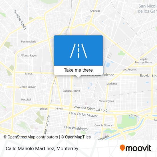 Calle Manolo Martínez map