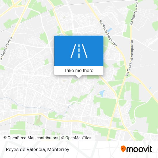 Mapa de Reyes de Valencia