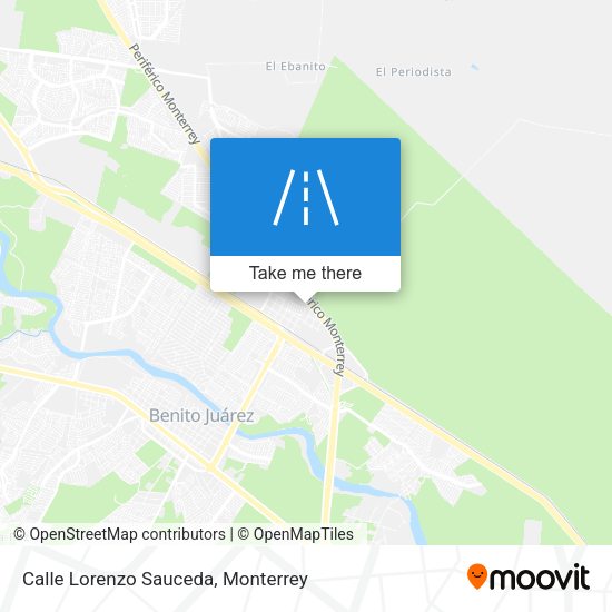 Mapa de Calle Lorenzo Sauceda