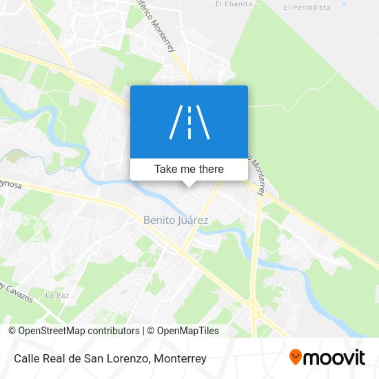 Calle Real de San Lorenzo map