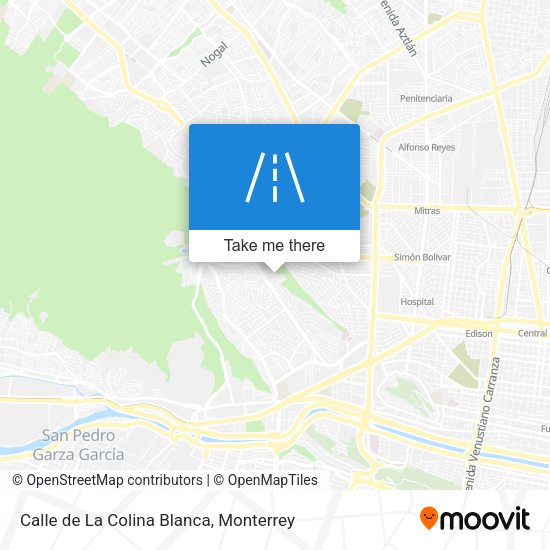 Calle de La Colina Blanca map