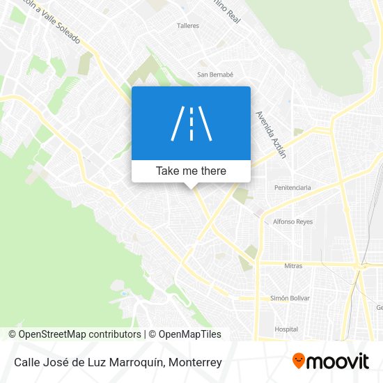 Calle José de Luz Marroquín map