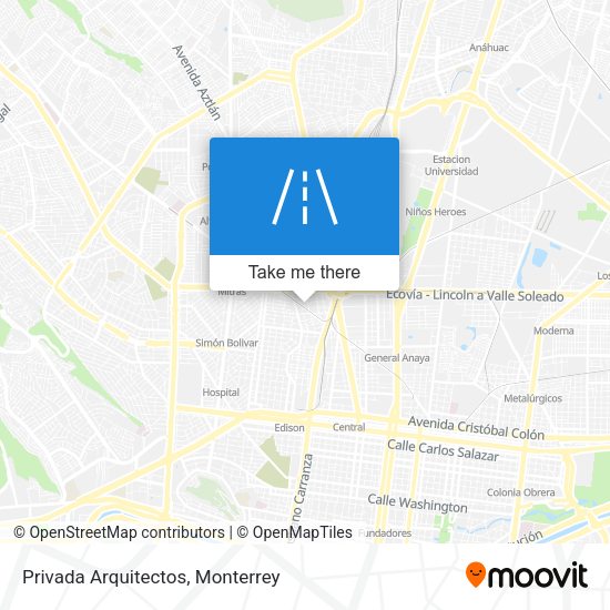 Privada Arquitectos map