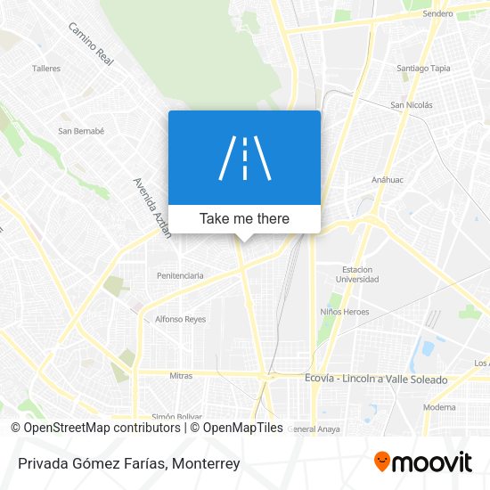 Privada Gómez Farías map