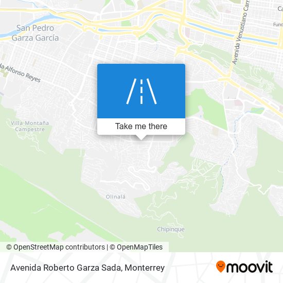 Avenida Roberto Garza Sada map