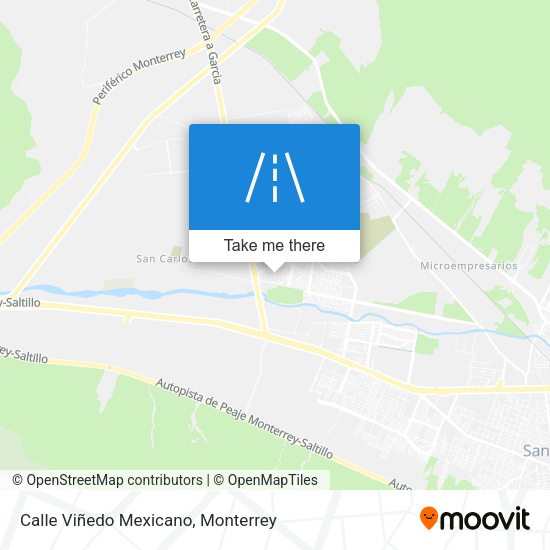 Calle Viñedo Mexicano map